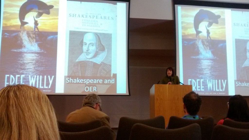 Emma Smith at OER16 By Stinglehammer (Own work) [CC BY-SA 4.0 (http://creativecommons.org/licenses/by-sa/4.0)], via Wikimedia Commons